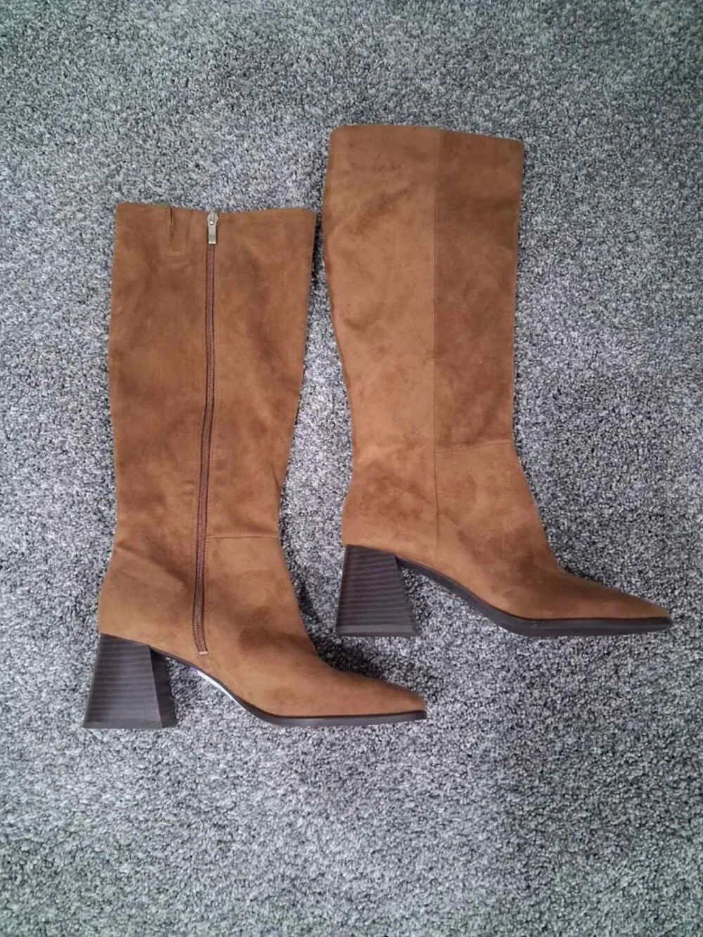 Nordstrom Rack Newbury Knee-High Boots – Brown Suede – Size 10 (BNWT)